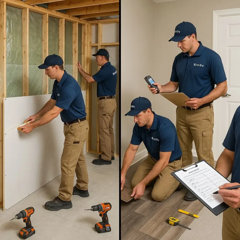 Repairs and Reconstruction process in Columbiana, AL